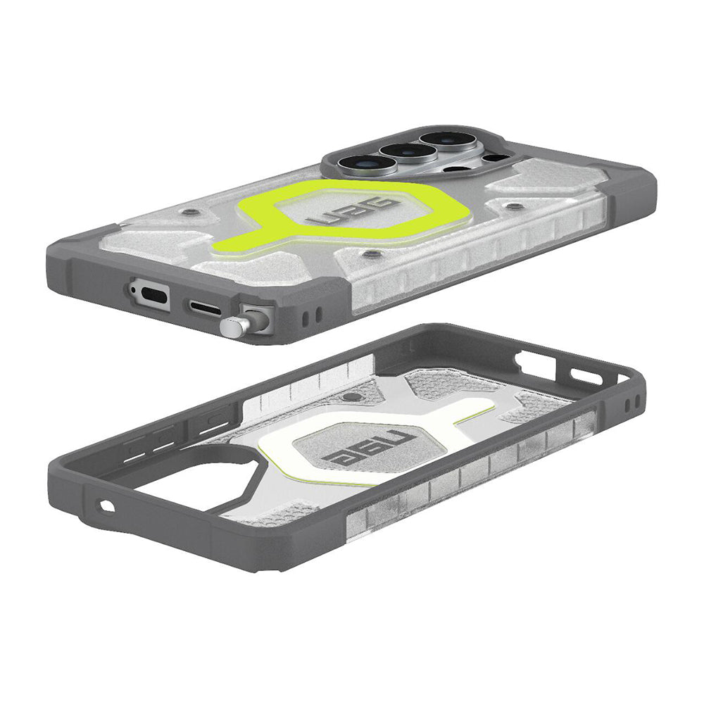 Capa MagSafe para Samsung Galaxy S26 Ultra S948, Urban Armor Gear, Pathfinder Clear, Verde