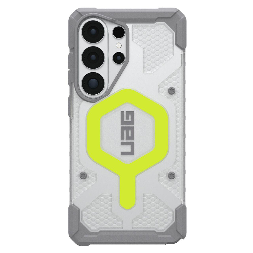 Capa MagSafe para Samsung Galaxy S26 Ultra S948, Urban Armor Gear, Pathfinder Clear, Verde
