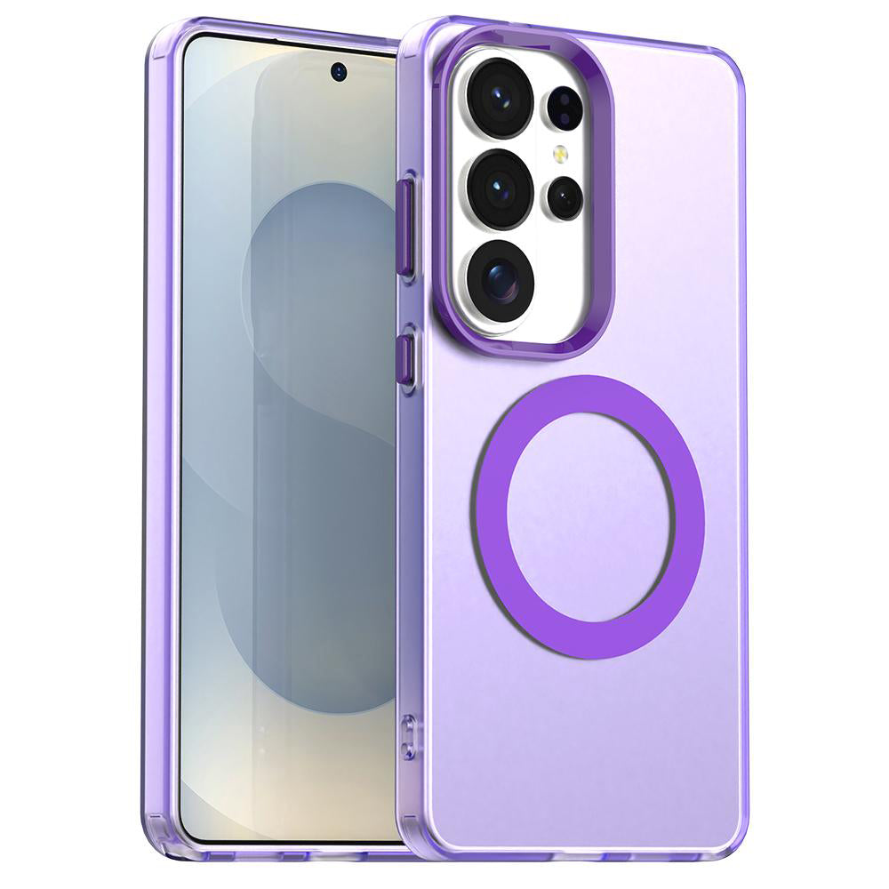 Capa MagSafe para Samsung Galaxy S26 Ultra, Techsuit, CandyCase, Roxo
