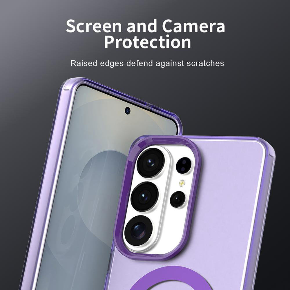 Capa MagSafe para Samsung Galaxy S26 Ultra, Techsuit, CandyCase, Roxo
