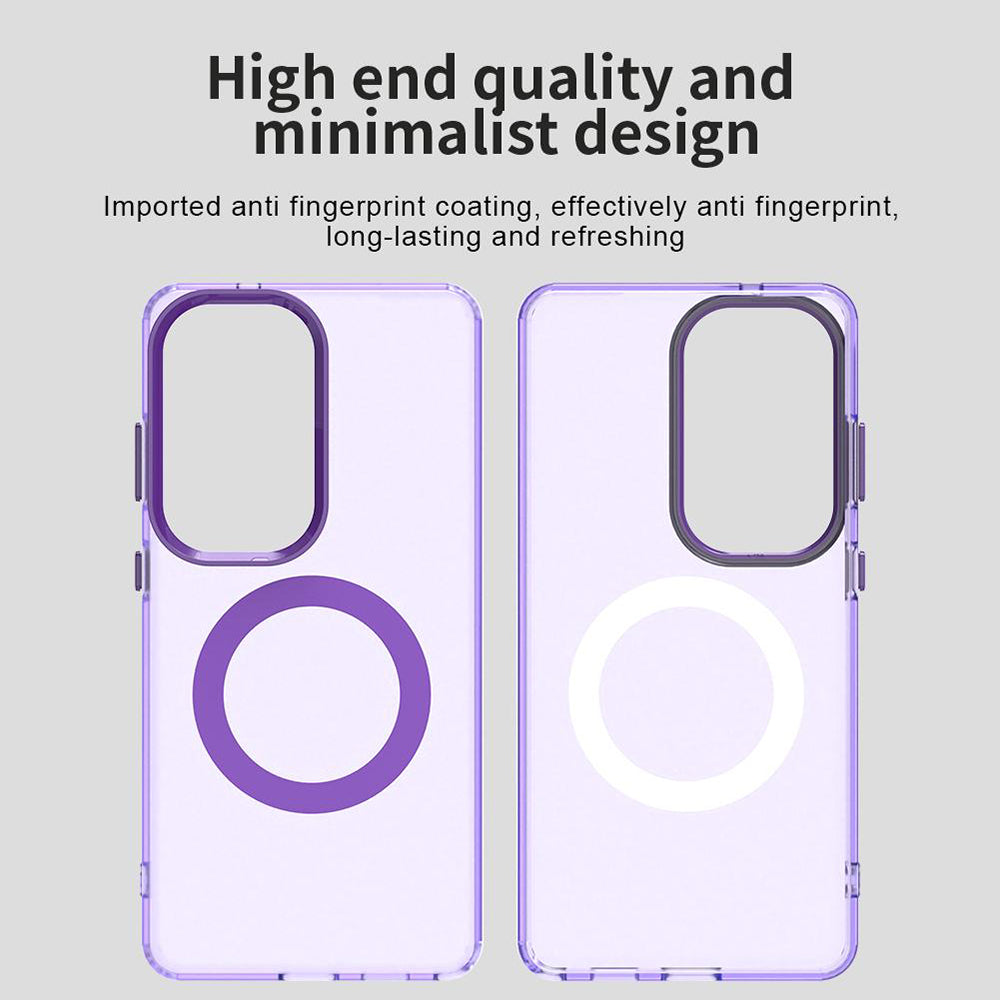 Capa MagSafe para Samsung Galaxy S26 Ultra, Techsuit, CandyCase, Roxo