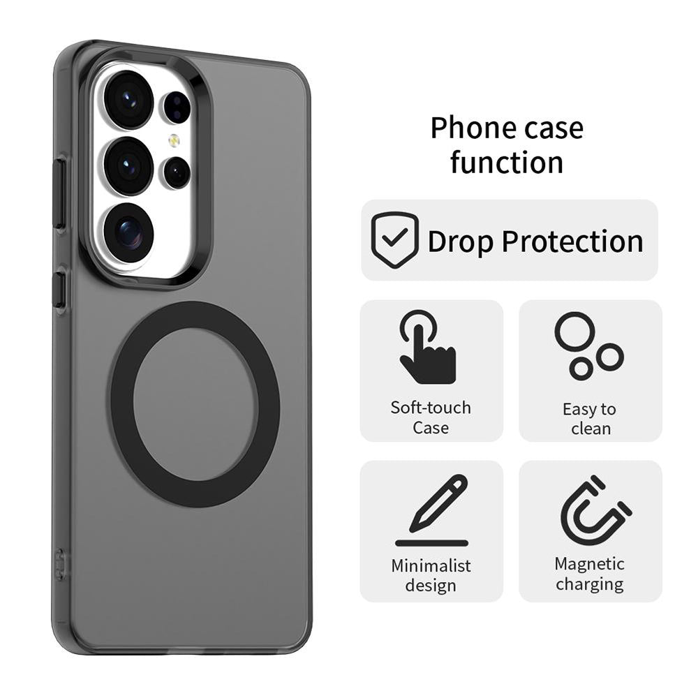 Capa MagSafe para Samsung Galaxy S26 Ultra S948, Techsuit, CandyCase, Preta