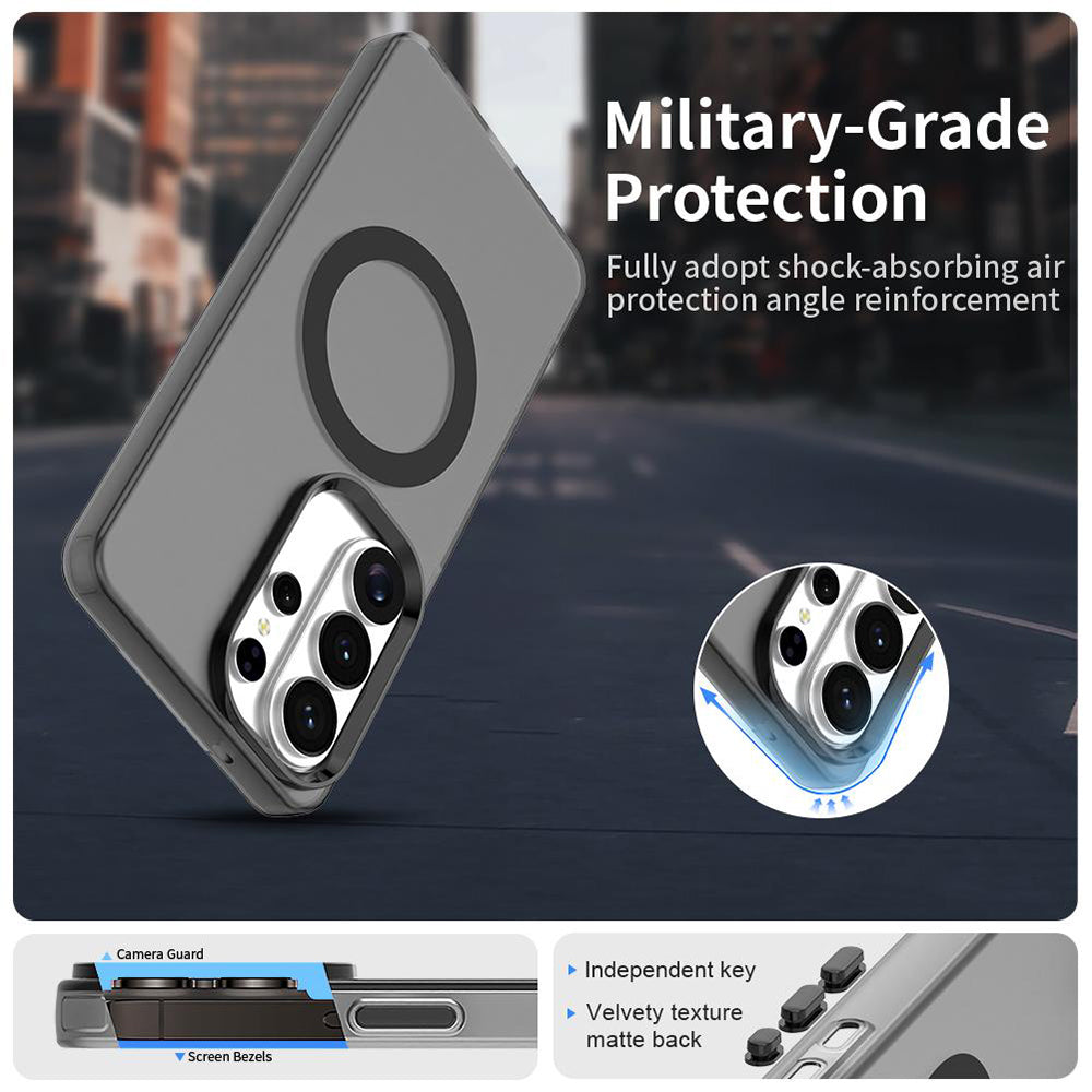 Capa MagSafe para Samsung Galaxy S26 Ultra S948, Techsuit, CandyCase, Preta