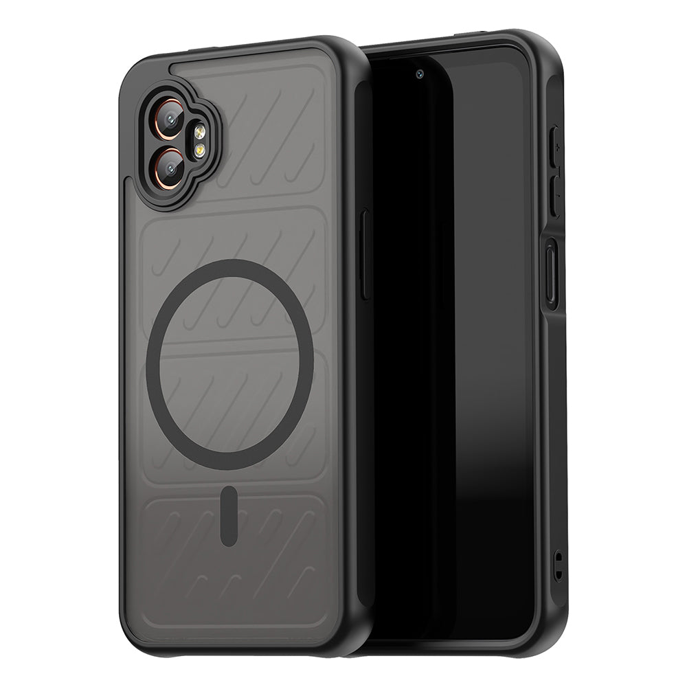 Capa MagSafe para Samsung Galaxy XCover7 Pro, Techsuit, HaloFrost II, Preta