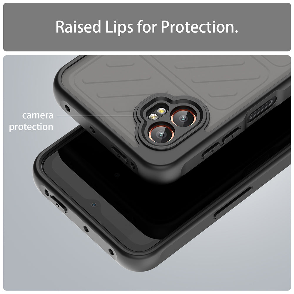 Capa MagSafe para Samsung Galaxy XCover7 Pro, Techsuit, HaloFrost II, Preta