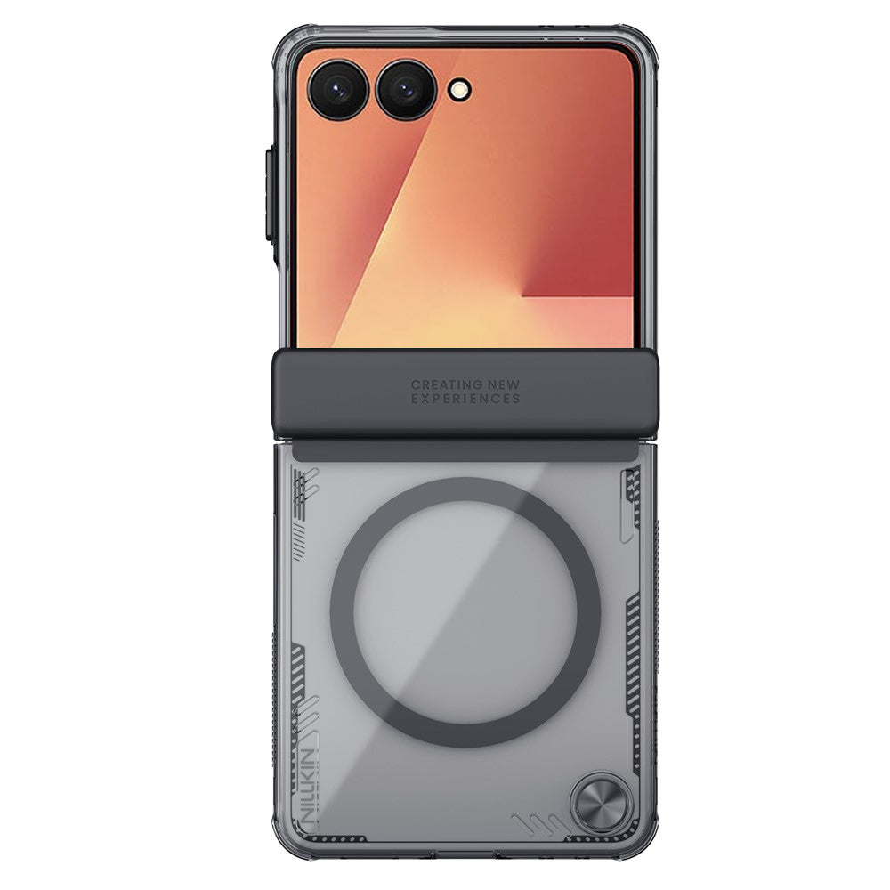 Capa MagSafe para Samsung Galaxy Z Flip7 F766, Nillkin, Iceblade, Preta