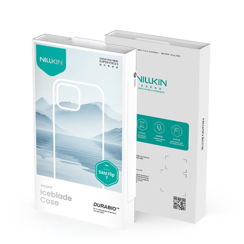 Capa MagSafe para Samsung Galaxy Z Flip7 F766, Nillkin, Iceblade, Preta