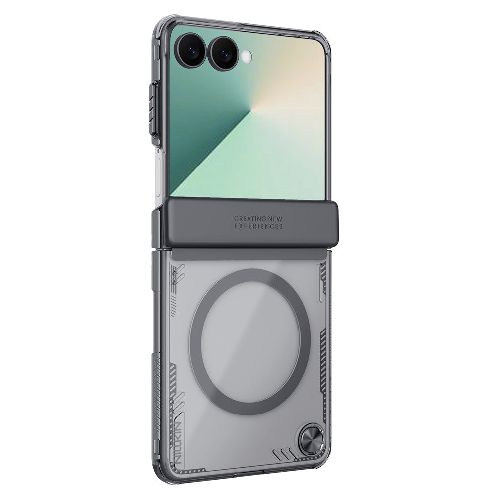 Capa MagSafe para Samsung Galaxy Z Flip7 F766, Nillkin, Iceblade, Preta