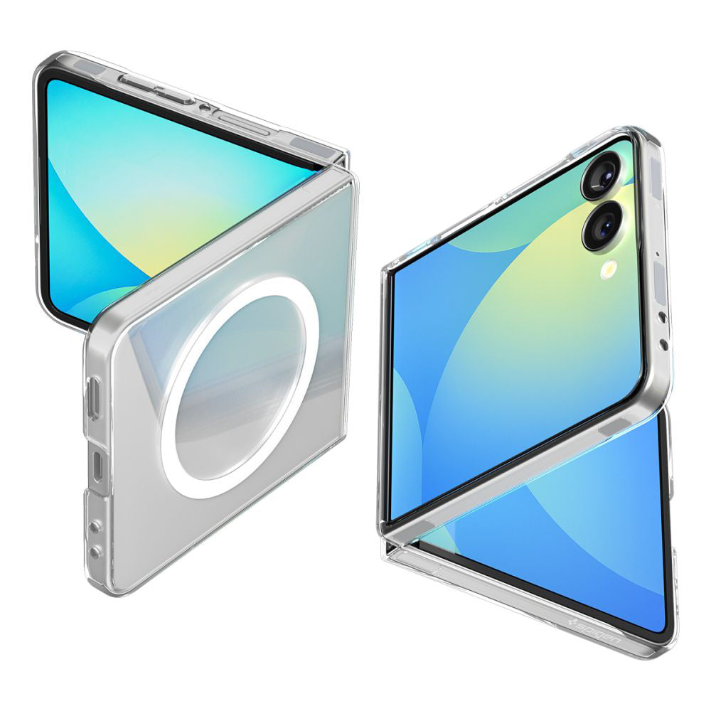 Capa MagSafe para Samsung Galaxy Z Flip7 F766, Spigen, Air Skin, Transparente ACS09556