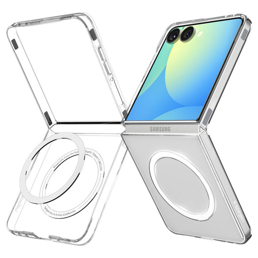 Capa MagSafe para Samsung Galaxy Z Flip7 F766, Spigen, Air Skin, Transparente ACS09556