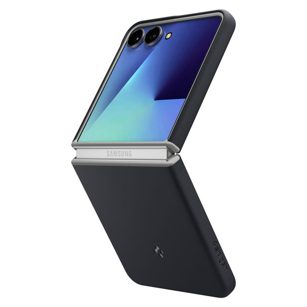 Capa MagSafe para Samsung Galaxy Z Flip7 F766, Spigen, Caseology Nano Pop, Preta ACS11158