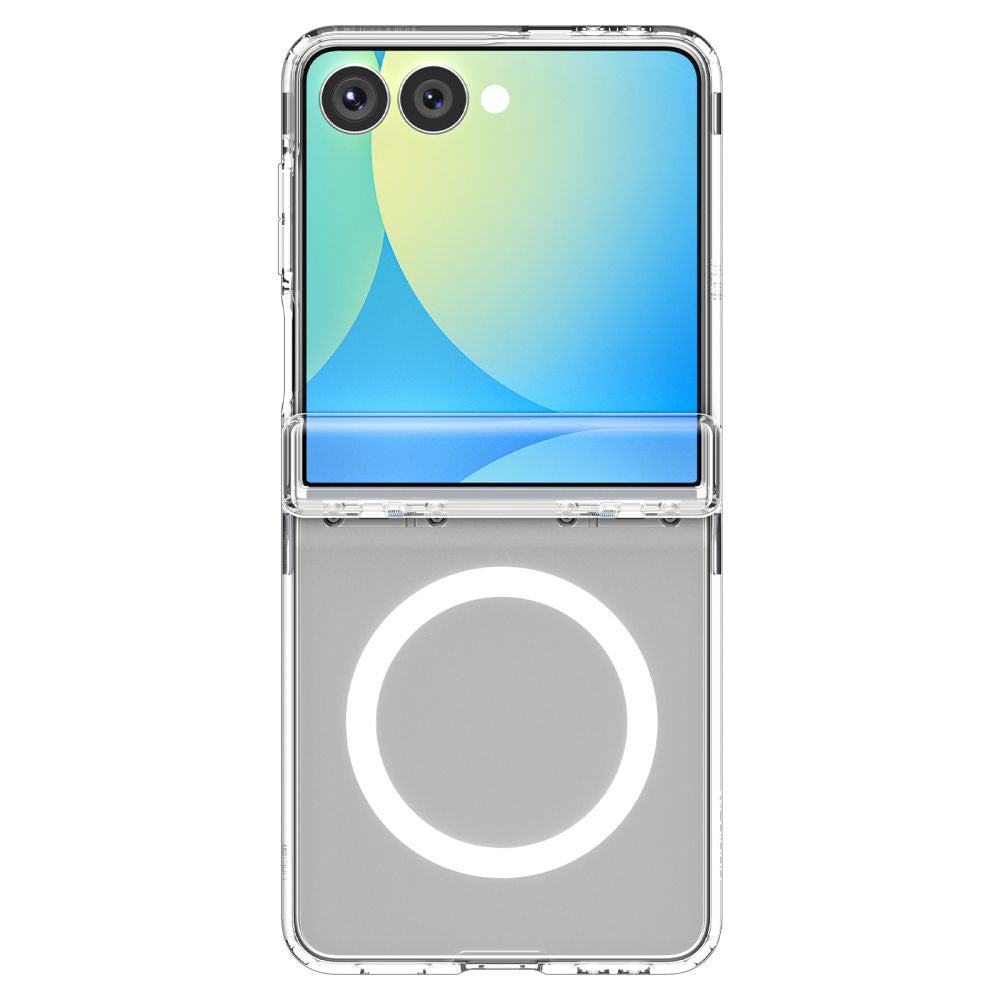 Capa MagSafe para Samsung Galaxy Z Flip7 F766, Spigen, Ultra Hybrid Pro, Transparente ACS09559