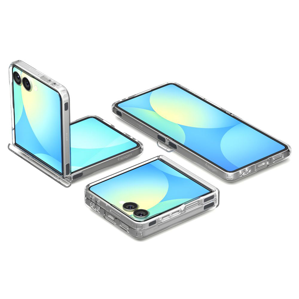 Capa MagSafe para Samsung Galaxy Z Flip7 F766, Spigen, Ultra Hybrid Pro, Transparente ACS09559