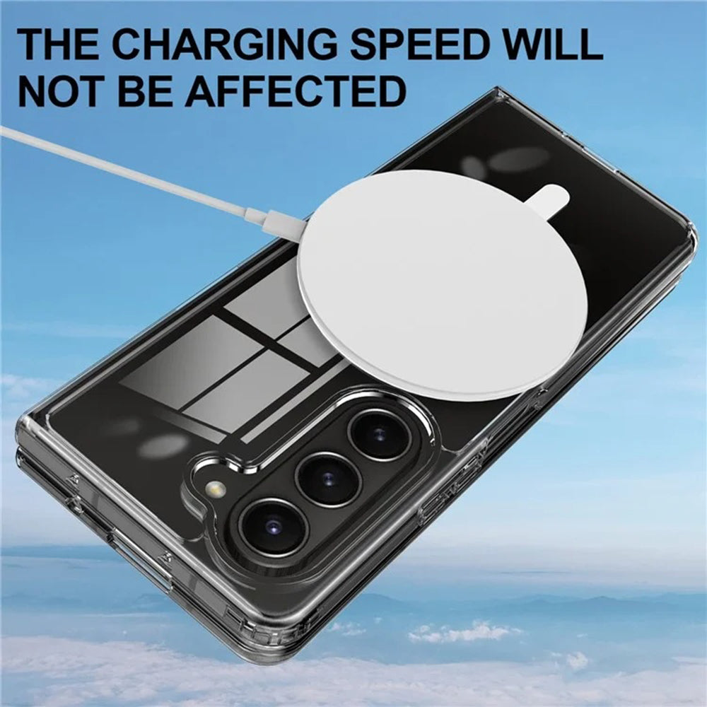 Capa MagSafe para Samsung Galaxy Z Fold6 F956, Techsuit, Pro, Transparente