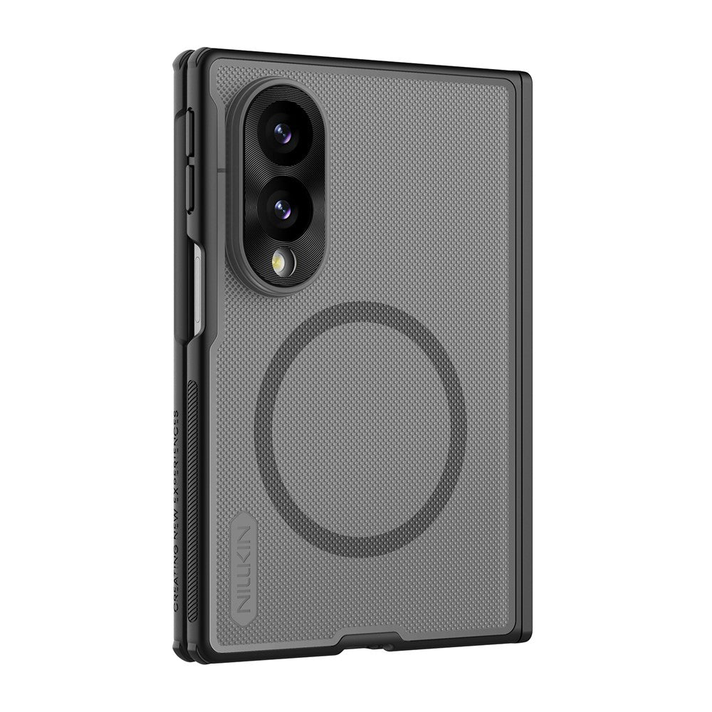 Capa MagSafe para Samsung Galaxy Z Fold8 F971, Nillkin, Super Frosted Shield, Preto Transparente