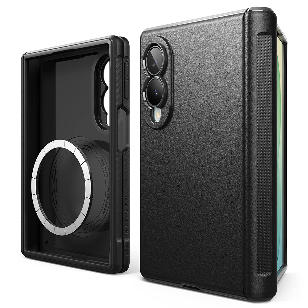 Capa MagSafe para Samsung Galaxy Z Fold8 F971, Ringke, Onyx Flap, Preta