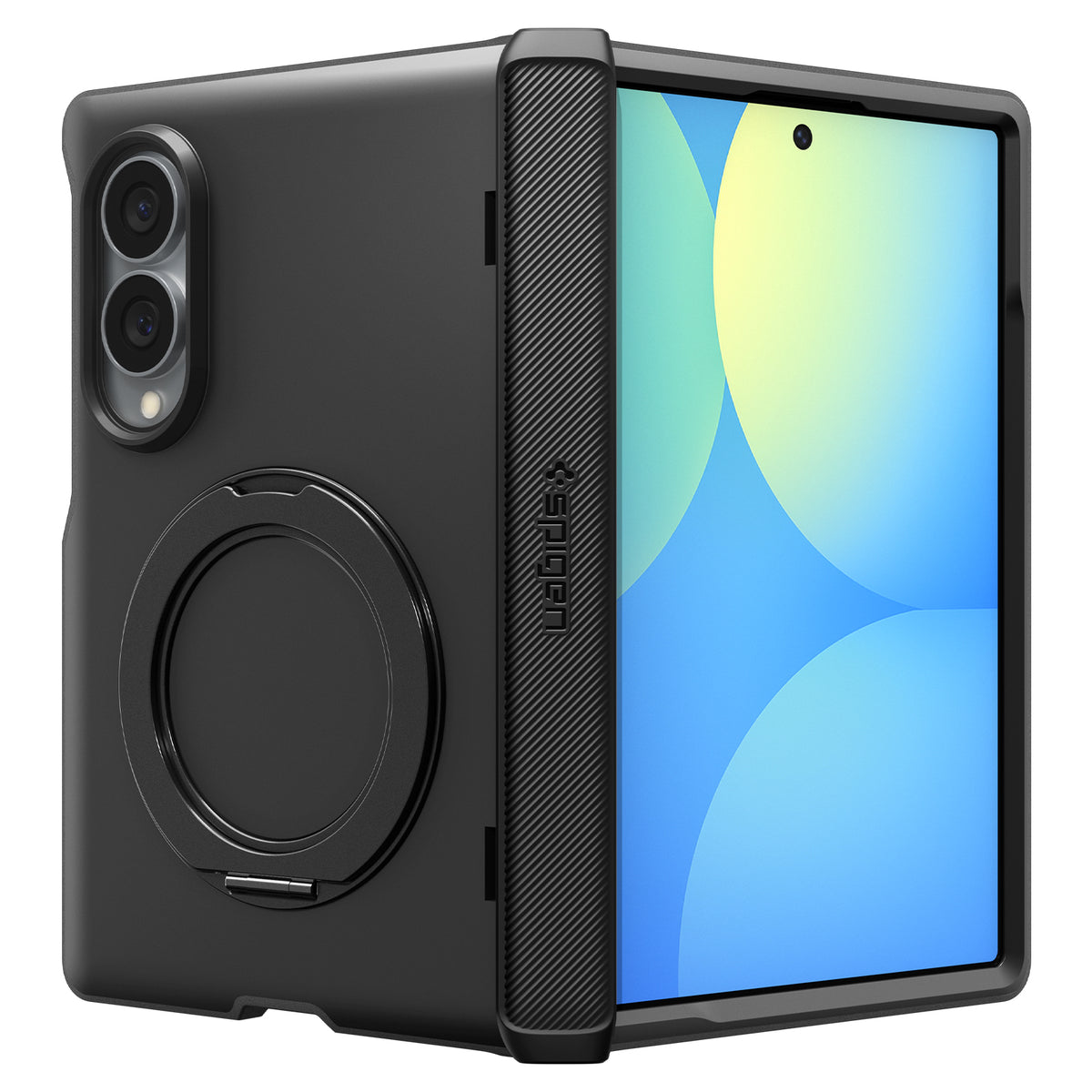 Capa MagSafe para Samsung Galaxy Z Fold8 F971, Spigen, Slim Armor Pro S, Preta ACS11779