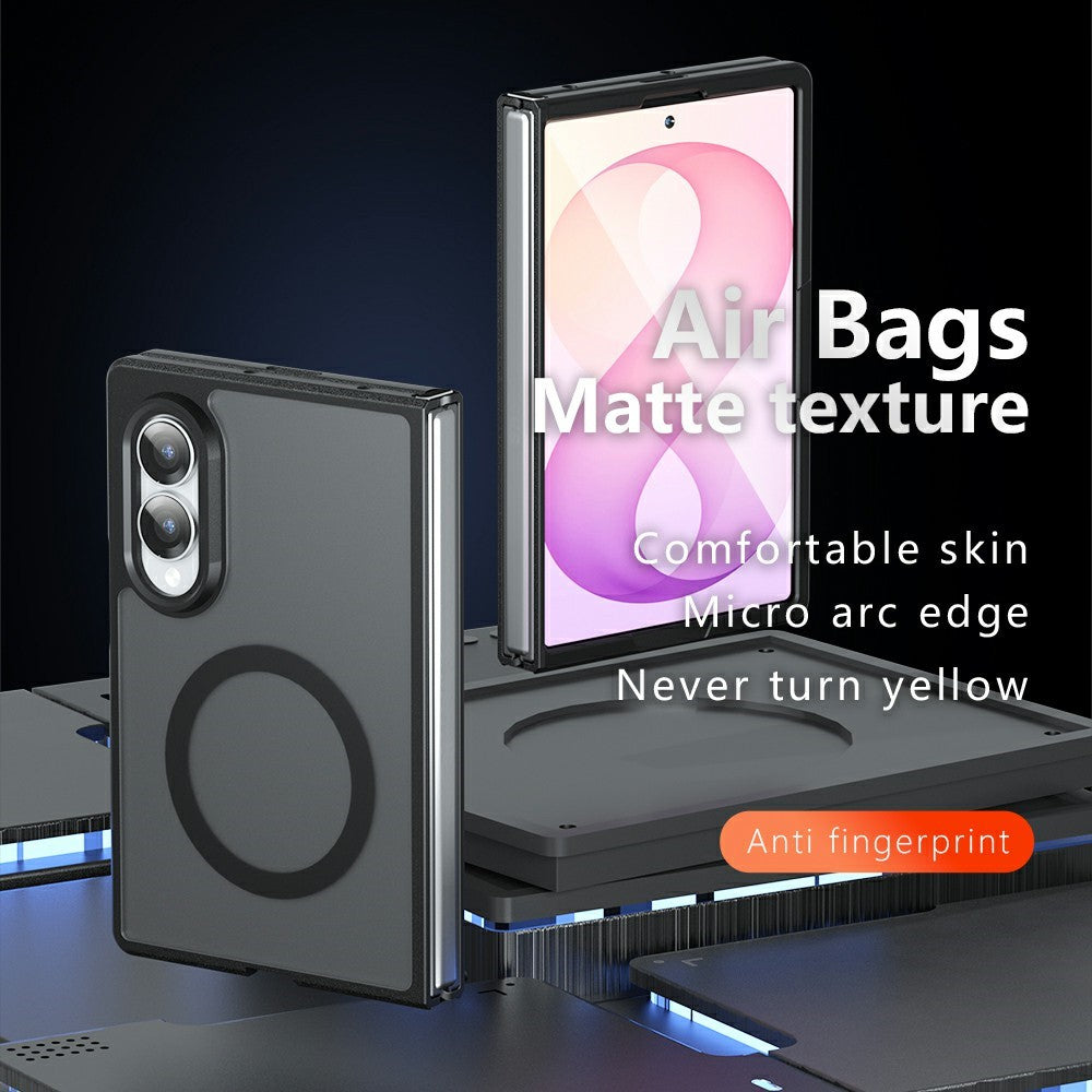 Capa MagSafe para Samsung Galaxy Z Fold8 F971, Techsuit, PureFrost, Preto Satinado