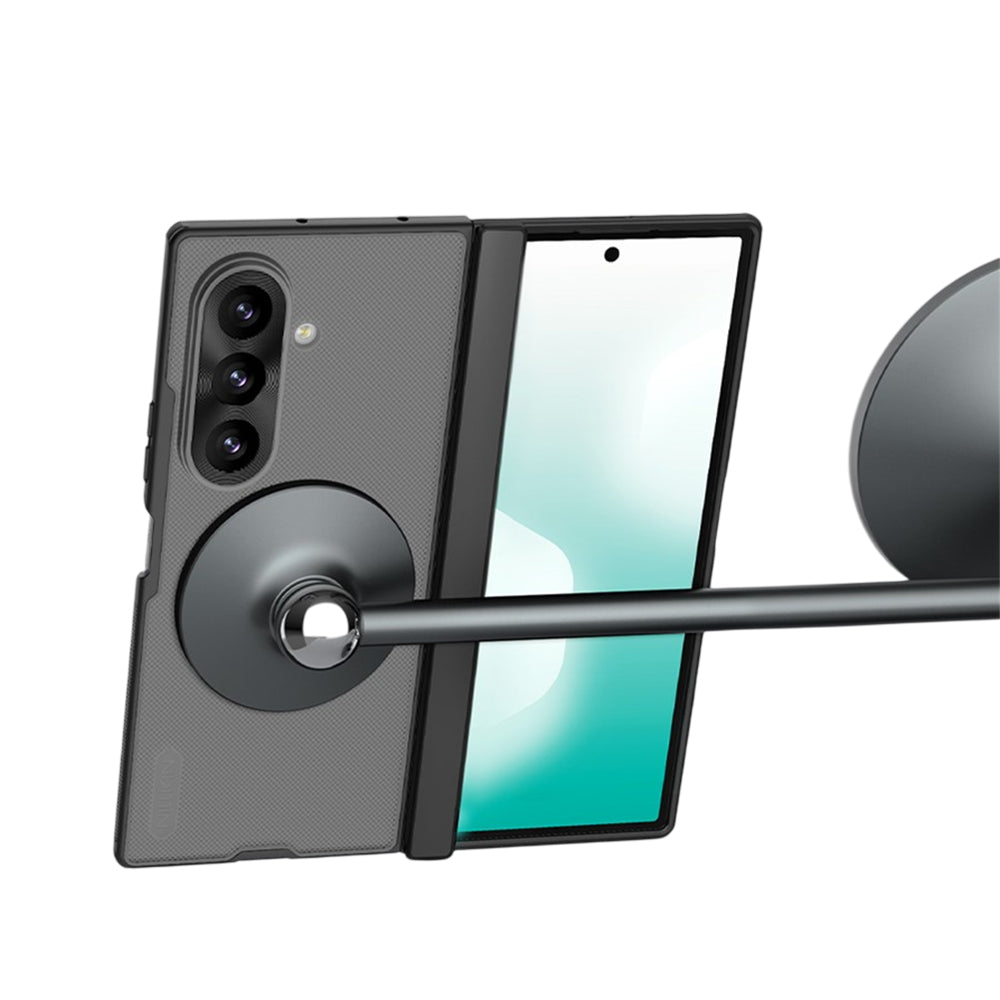 Capa MagSafe para Samsung Galaxy Z Fold8 Ultra F976, Nillkin, Super Frosted Shield, Preto Transparente
