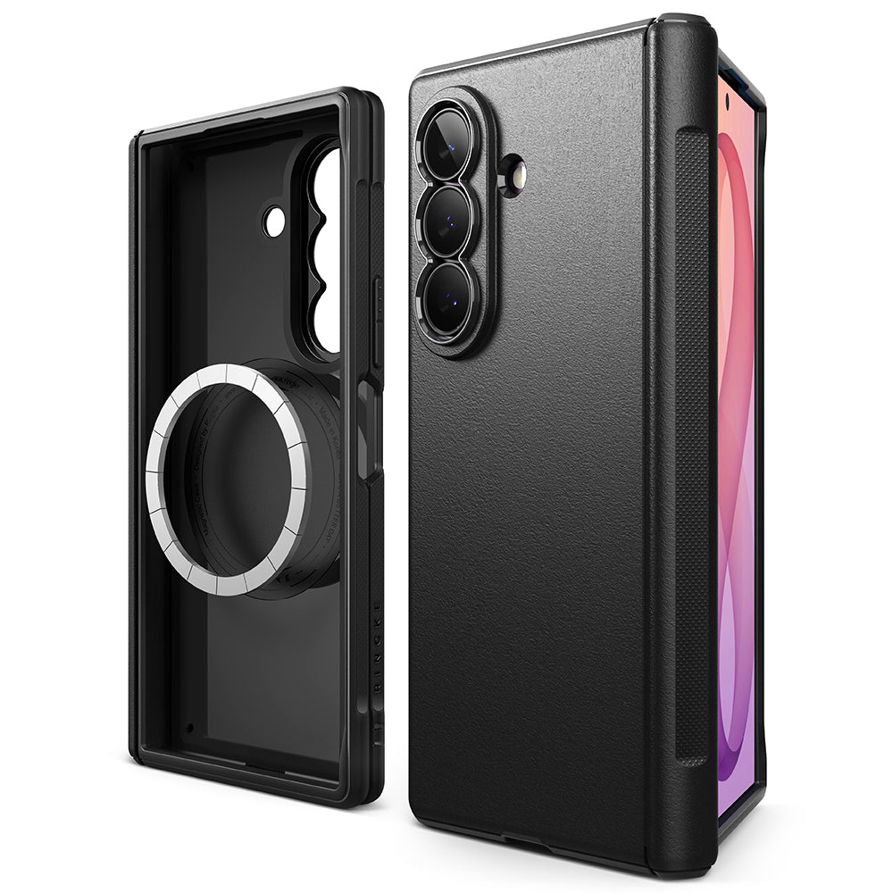 Capa MagSafe para Samsung Galaxy Z Fold8 Ultra F976, Ringke, Onyx Flap, Preta