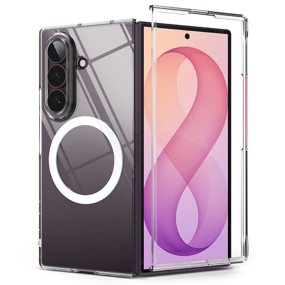 Capa MagSafe para Samsung Galaxy Z Fold8 Ultra F976, Ringke, Slim, Transparente