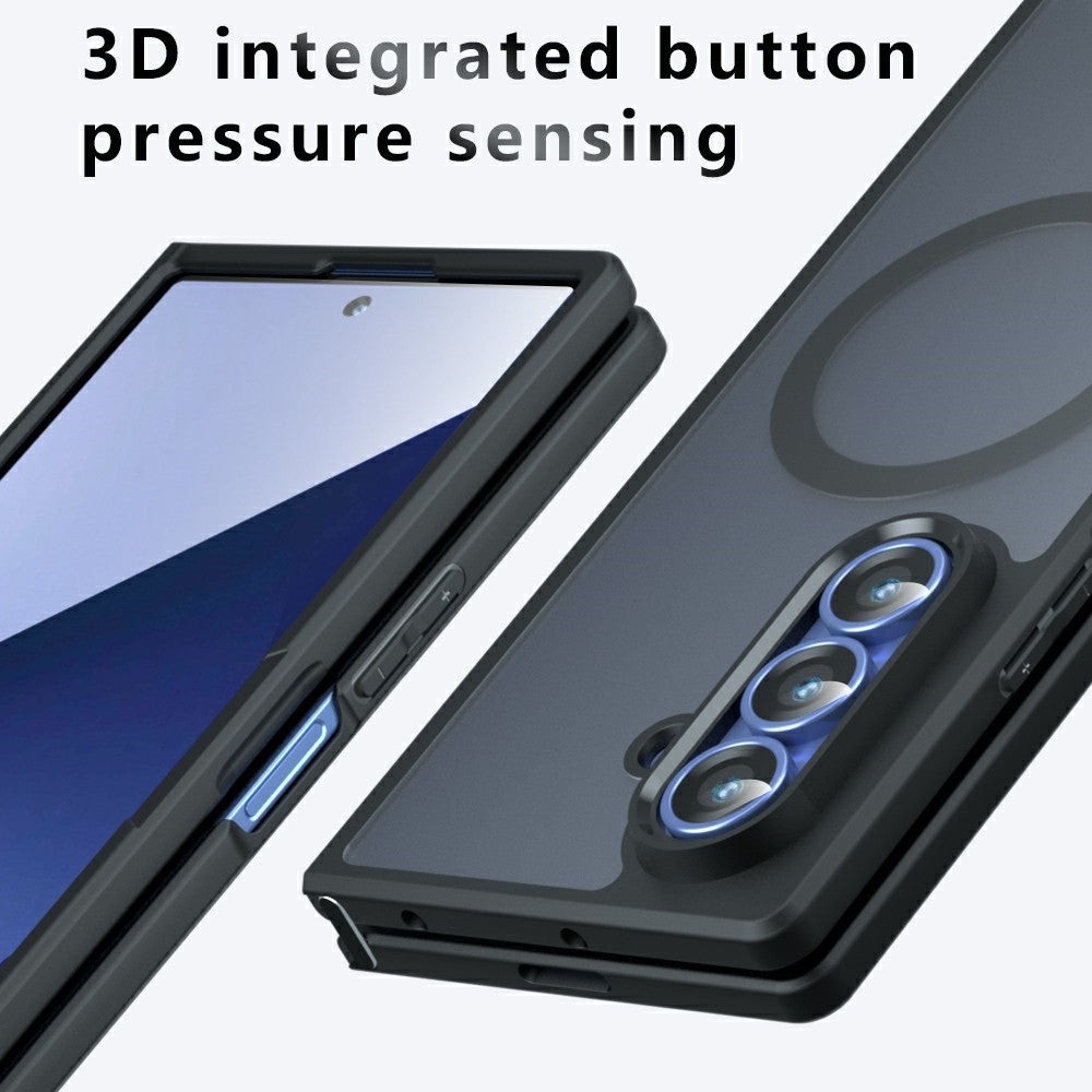 Capa MagSafe para Samsung Galaxy Z Fold8 Ultra F976, Techsuit, PureFrost, Preto Satinado