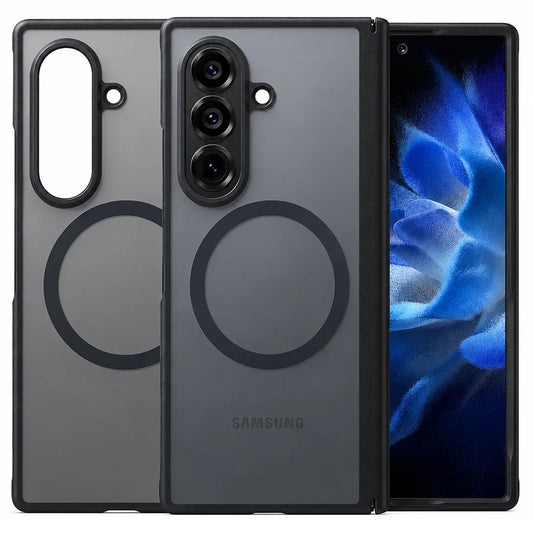 Capa MagSafe para Samsung Galaxy Z Fold8 Ultra F976, Torras, Guardian, Preta