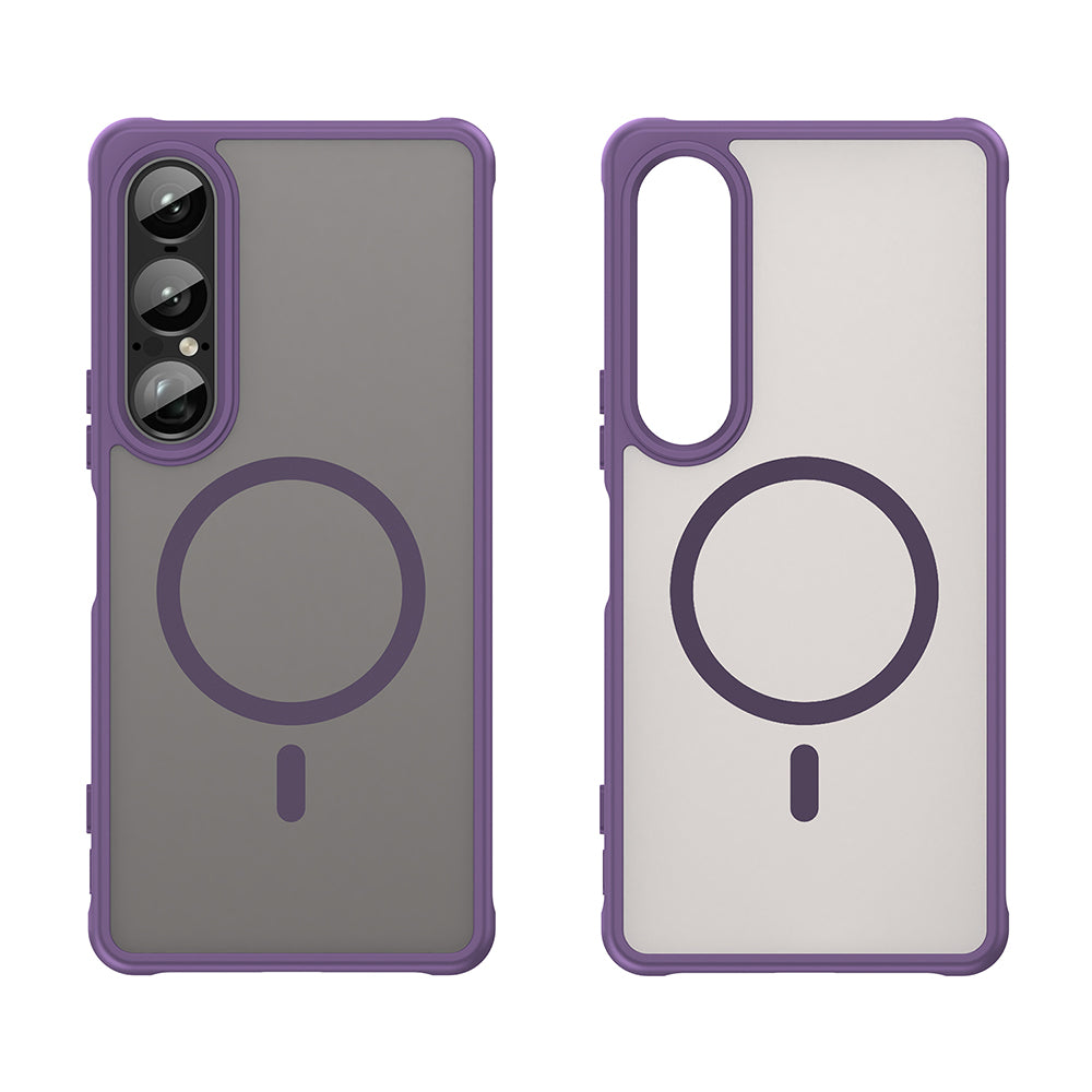 Capa MagSafe para Sony Xperia 1 VII, Techsuit, HaloFrost II, Roxo