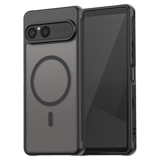 Capa MagSafe para Sony Xperia 10 VII, Techsuit, HaloFrost II, Preta