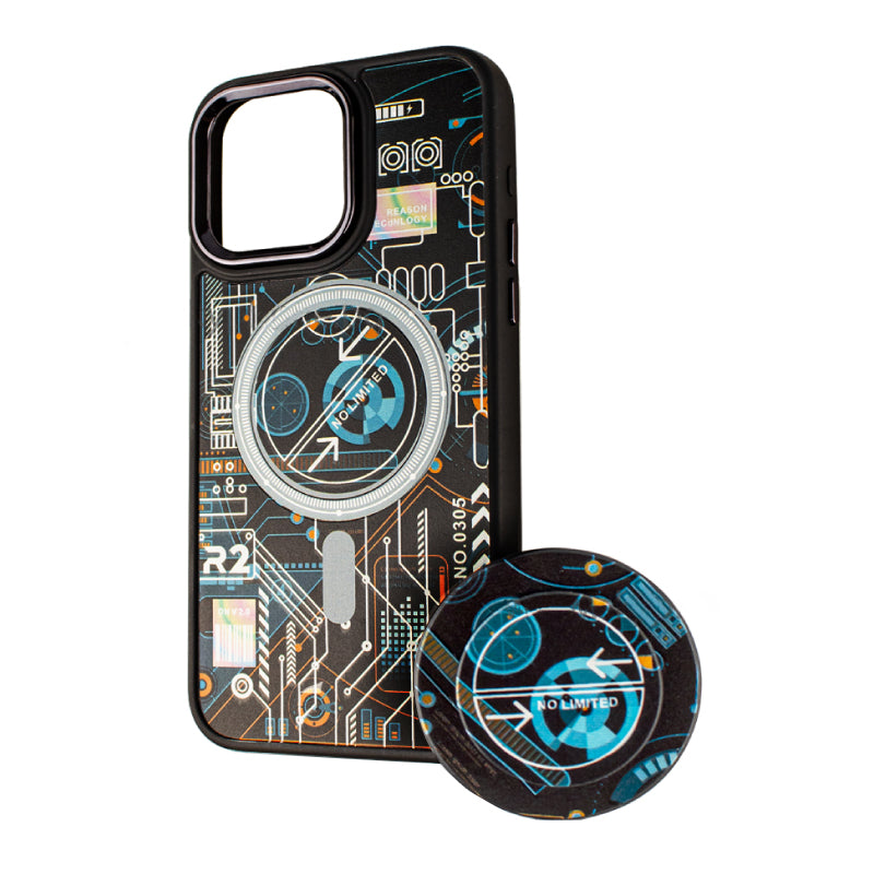 Capa MagSafe para Xiaomi Redmi 10A / 9C, BOTER, Tecnologia MagPopsocket, Multicolor