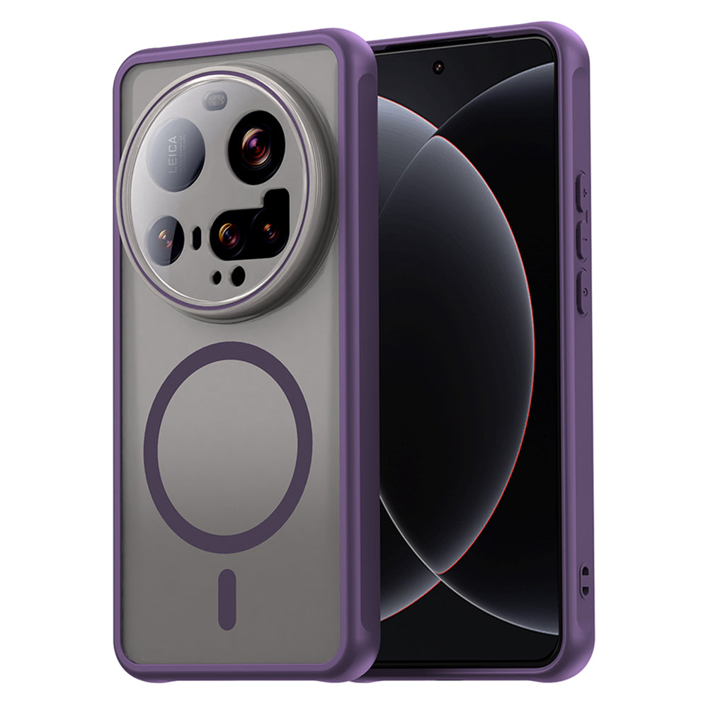 Capa MagSafe para Xiaomi 15 Ultra, Techsuit, HaloFrost II, Roxo