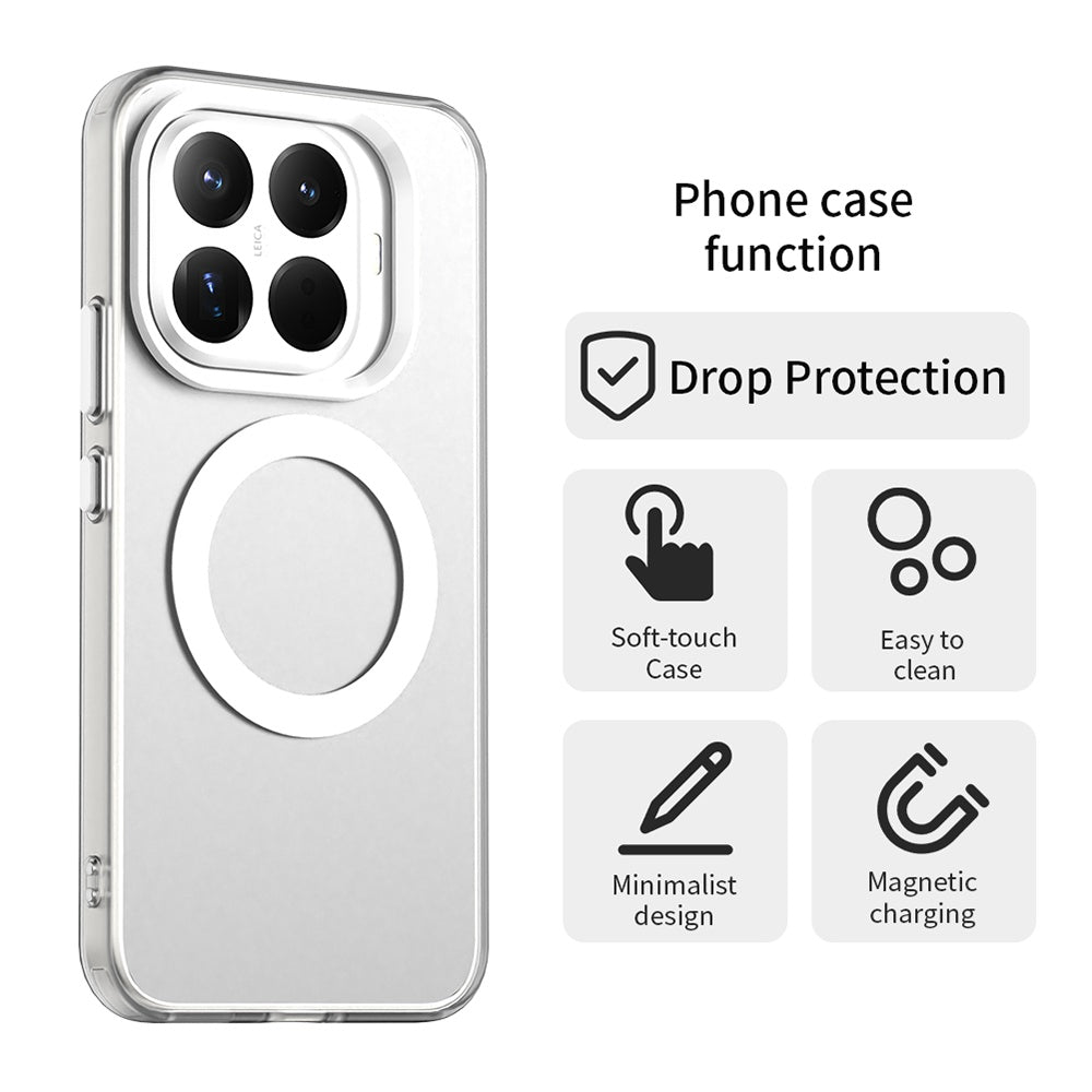 Capa MagSafe para Xiaomi 15T Pro, Techsuit, CandyCase, Branca