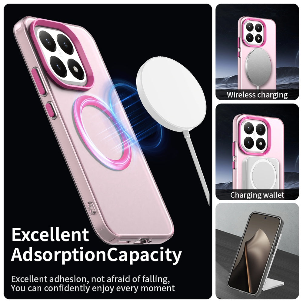 Capa MagSafe para Xiaomi 15T, Techsuit, CandyCase, Rosa
