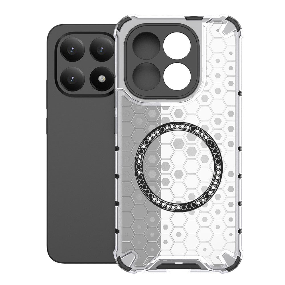 Capa MagSafe para Xiaomi 15T, Techsuit, HoneyComb Shield, Branca