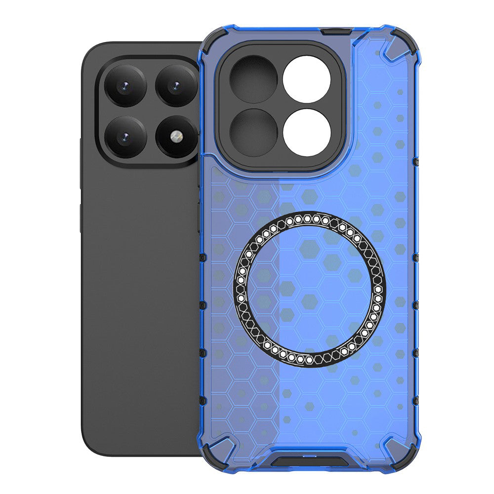 Capa MagSafe para Xiaomi 15T, Techsuit, HoneyComb Shield, Azul