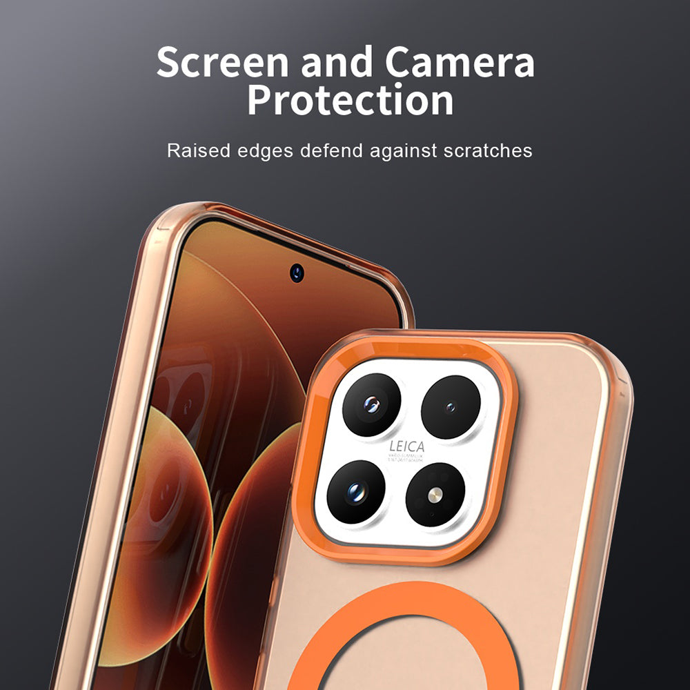 Capa MagSafe para Xiaomi 17, Techsuit, CandyCase, Laranja