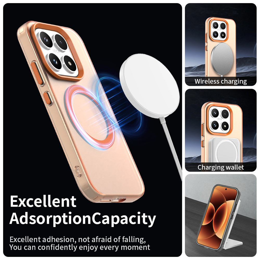 Capa MagSafe para Xiaomi 17, Techsuit, CandyCase, Laranja