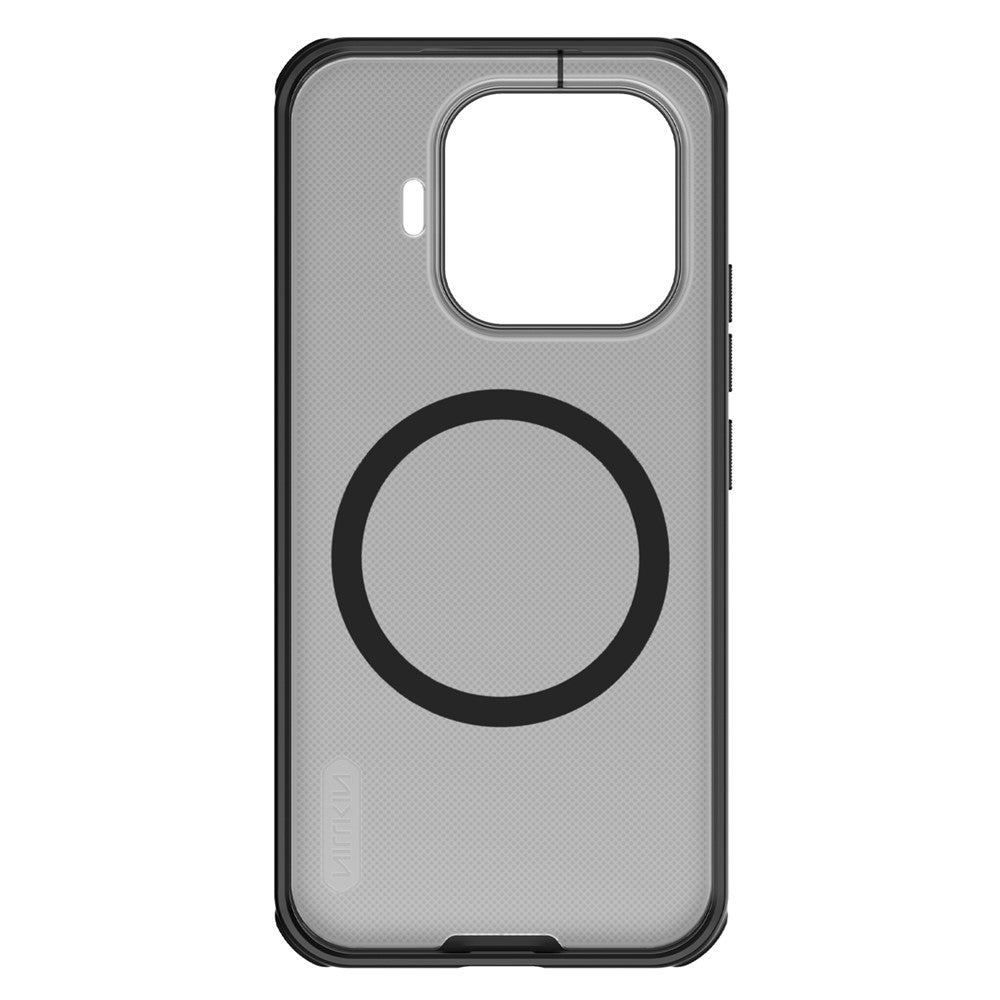 Capa MagSafe para Xiaomi 17T, Nillkin, Super Shield Pro, Preta Transparente Satinada