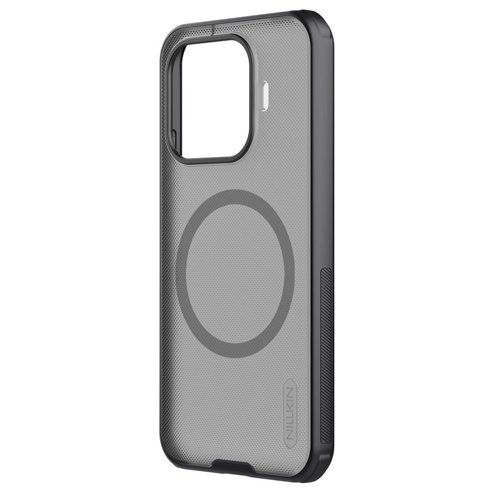 Capa MagSafe para Xiaomi 17T, Nillkin, Super Shield Pro, Preta Transparente Satinada