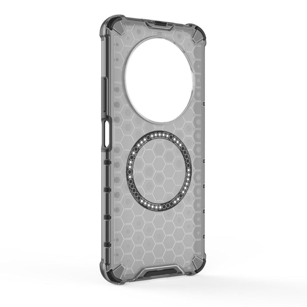 Capa MagSafe para Xiaomi Poco C75 / Redmi 14C, Techsuit, HoneyComb Shield, Preta