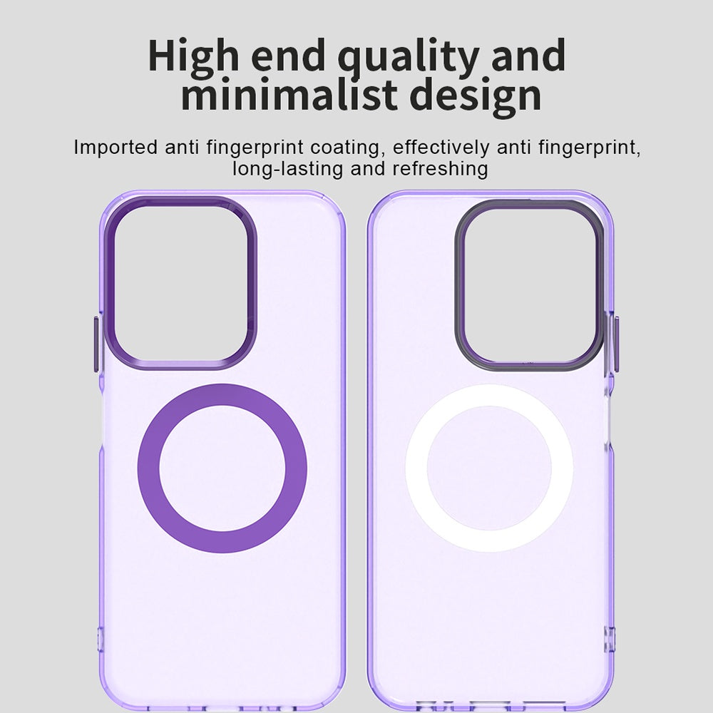Capa MagSafe para Xiaomi Poco C85 4G / Redmi 15C 5G / 15C 4G, Techsuit, CandyCase, Roxo