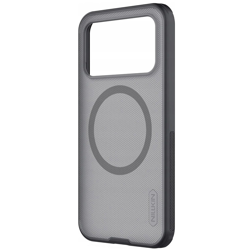 Capa MagSafe para Xiaomi Poco F8 Pro, Nillkin, Super Shield Pro, Preta Transparente Satinada