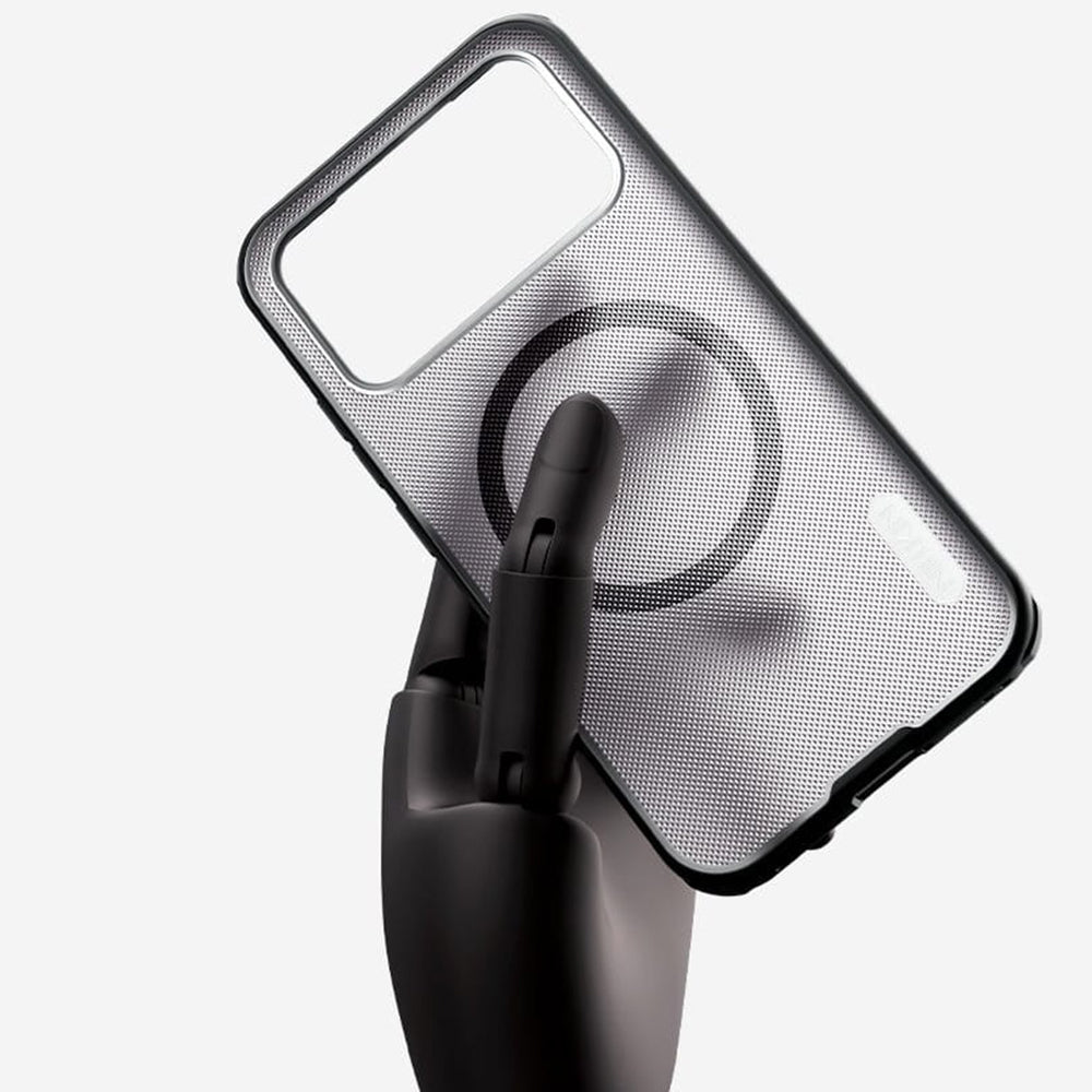 Capa MagSafe para Xiaomi Poco F8 Pro, Nillkin, Super Shield Pro, Preta Transparente Satinada