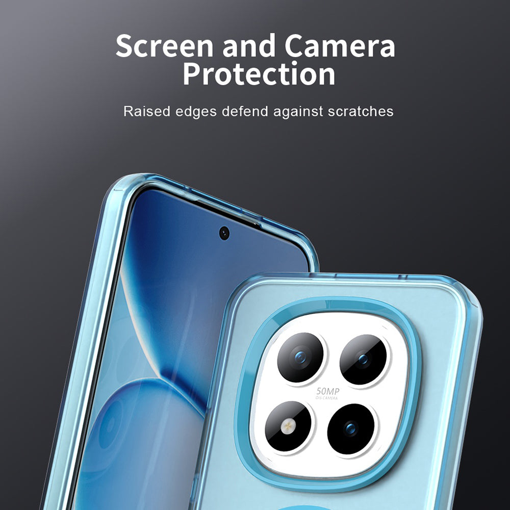 Capa MagSafe para Xiaomi Poco M8 Pro / Redmi Note 15 Pro+ 5G, Techsuit, CandyCase, Azul.