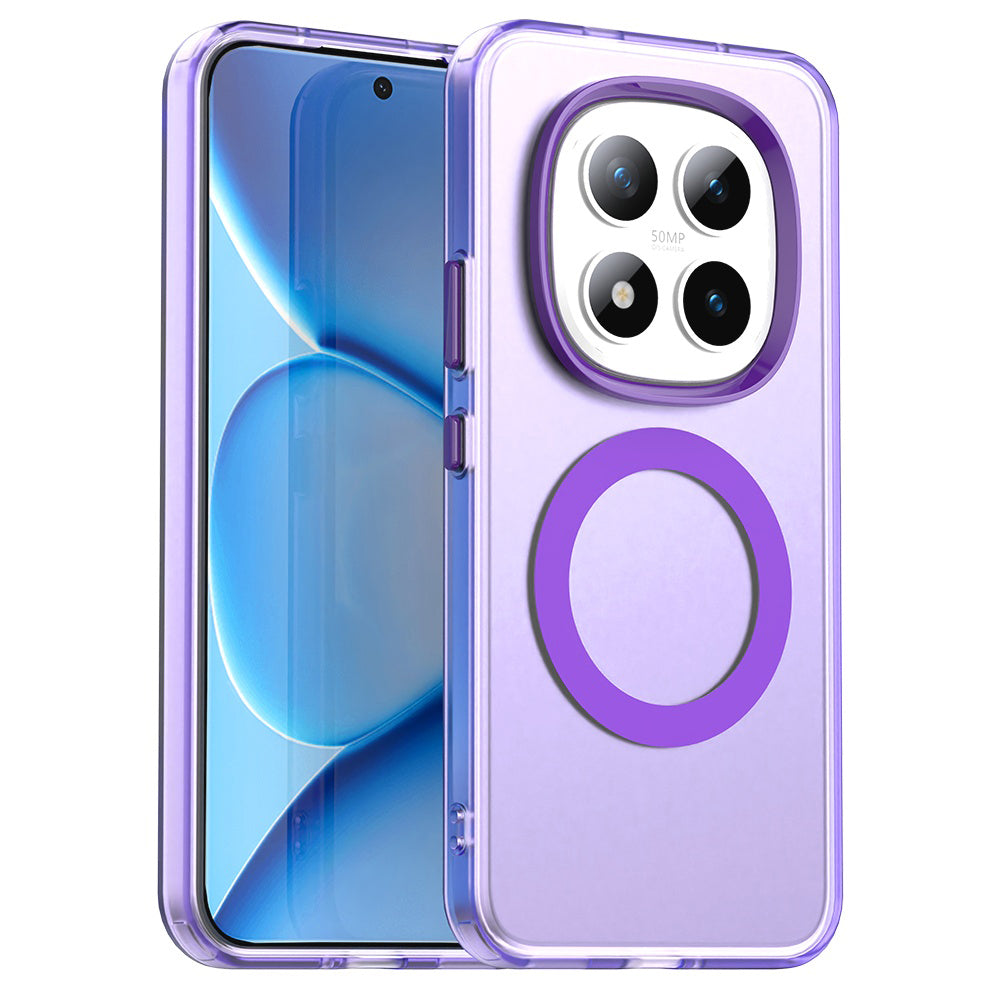 Capa MagSafe para Xiaomi Poco M8 Pro / Redmi Note 15 Pro+ 5G, Techsuit, CandyCase, Roxo