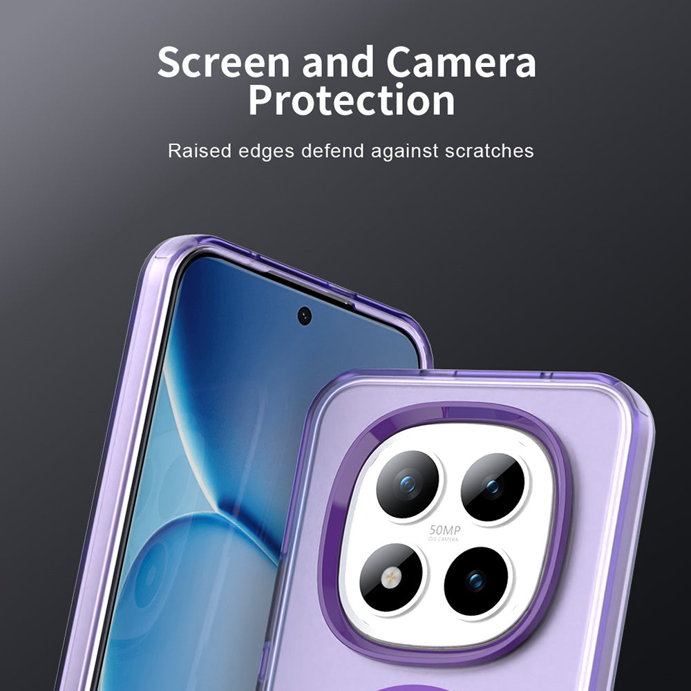 Capa MagSafe para Xiaomi Poco M8 Pro / Redmi Note 15 Pro+ 5G, Techsuit, CandyCase, Roxo
