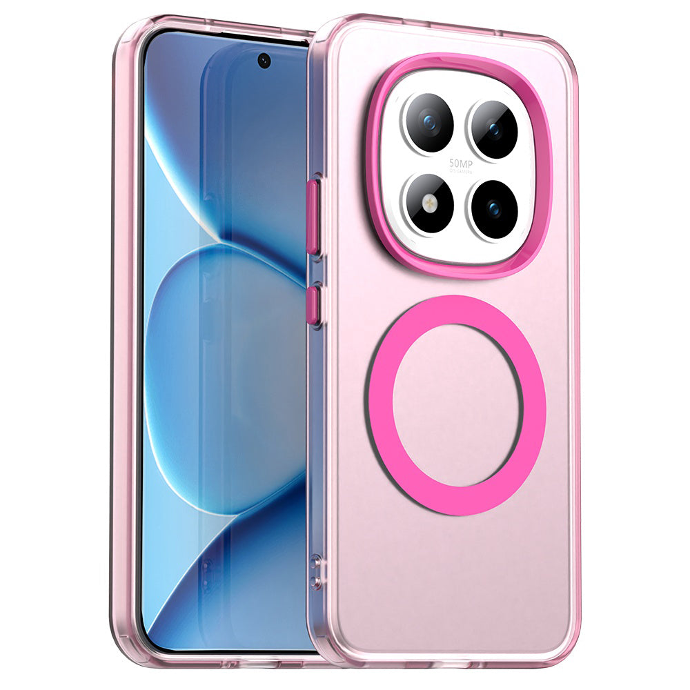 Capa MagSafe para Xiaomi Poco M8 Pro / Redmi Note 15 Pro+ 5G, Techsuit, CandyCase, Rosa