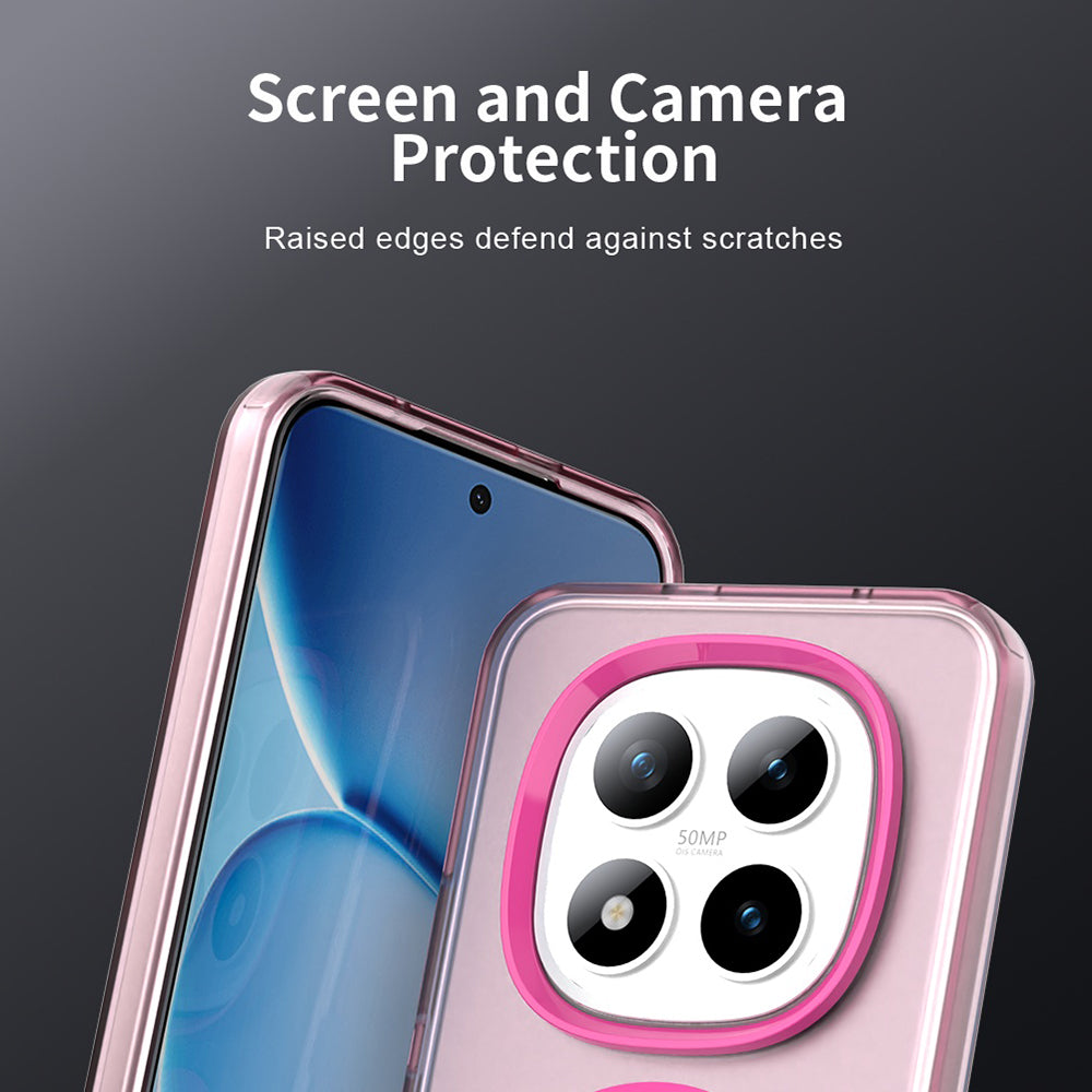 Capa MagSafe para Xiaomi Poco M8 Pro / Redmi Note 15 Pro+ 5G, Techsuit, CandyCase, Rosa