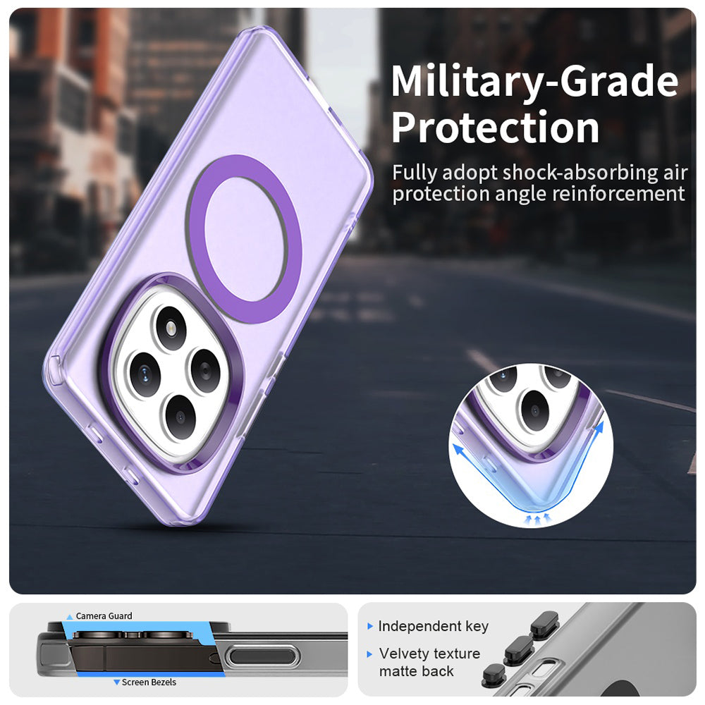 Capa MagSafe para Xiaomi Poco M8 / Redmi Note 15 5G / Note 15 4G, Techsuit, CandyCase, Roxo