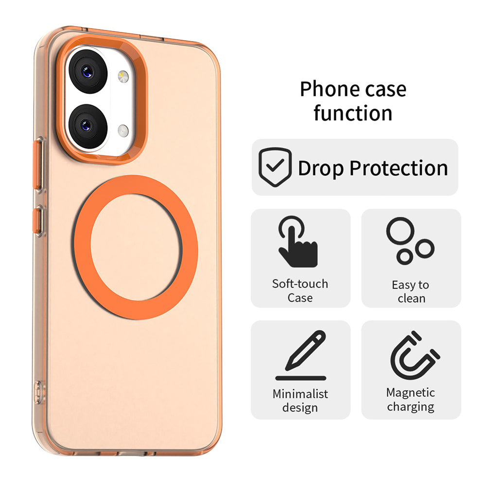 Capa MagSafe para Xiaomi Poco X8 Pro Max, Techsuit, CandyCase, Laranja